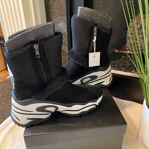 ✨NEW✨ASH Blake Shearling high top sneaker booties